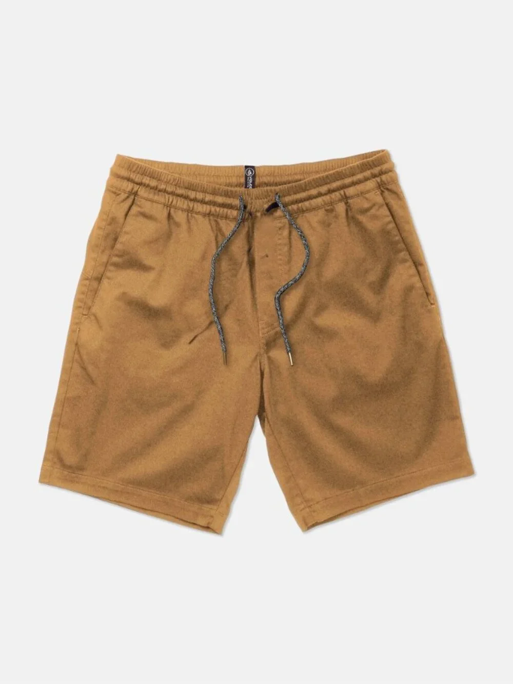 VOLCOM MEN'S FRICKIN ELASTIC WAIST SHORTS XXL 2XL Dark Khaki